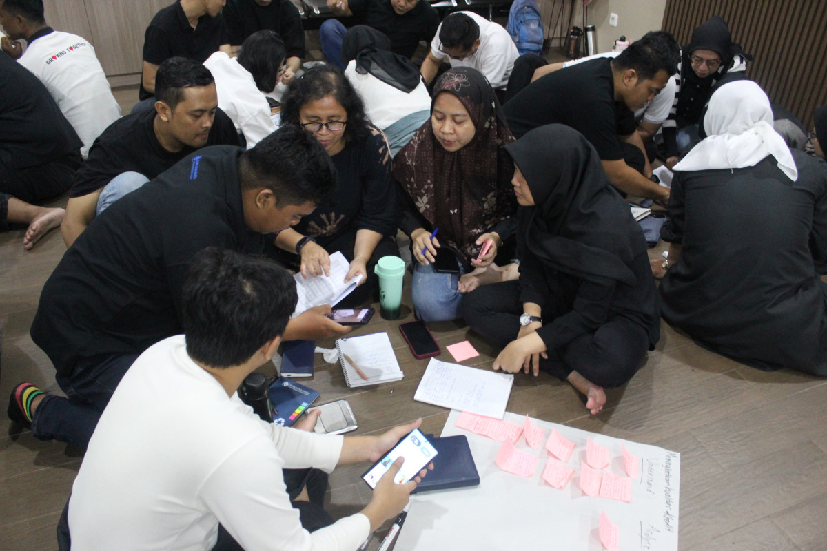 Pelatihan bersama BPR Rama Ganda